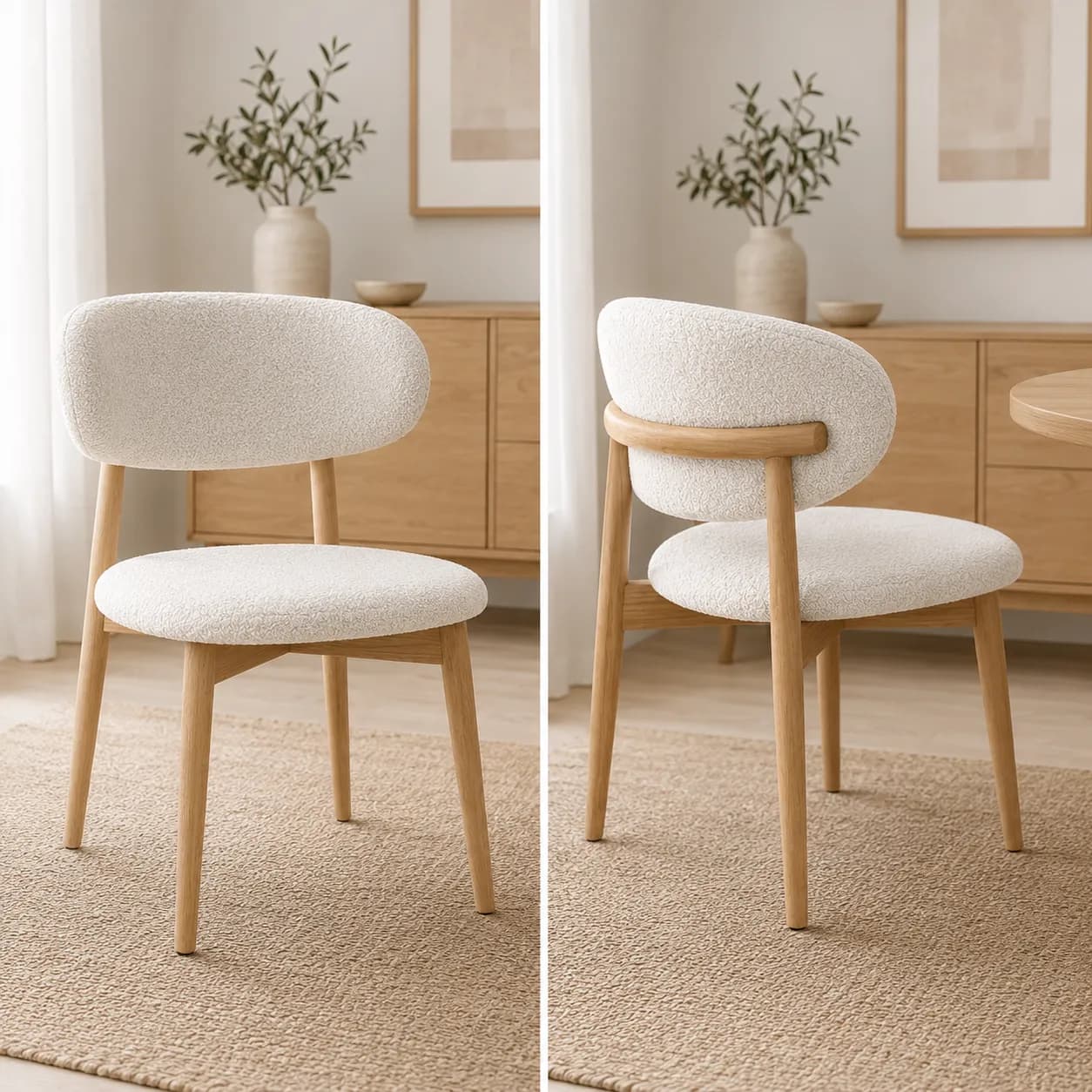 Silla de Comedor Siena Boucle