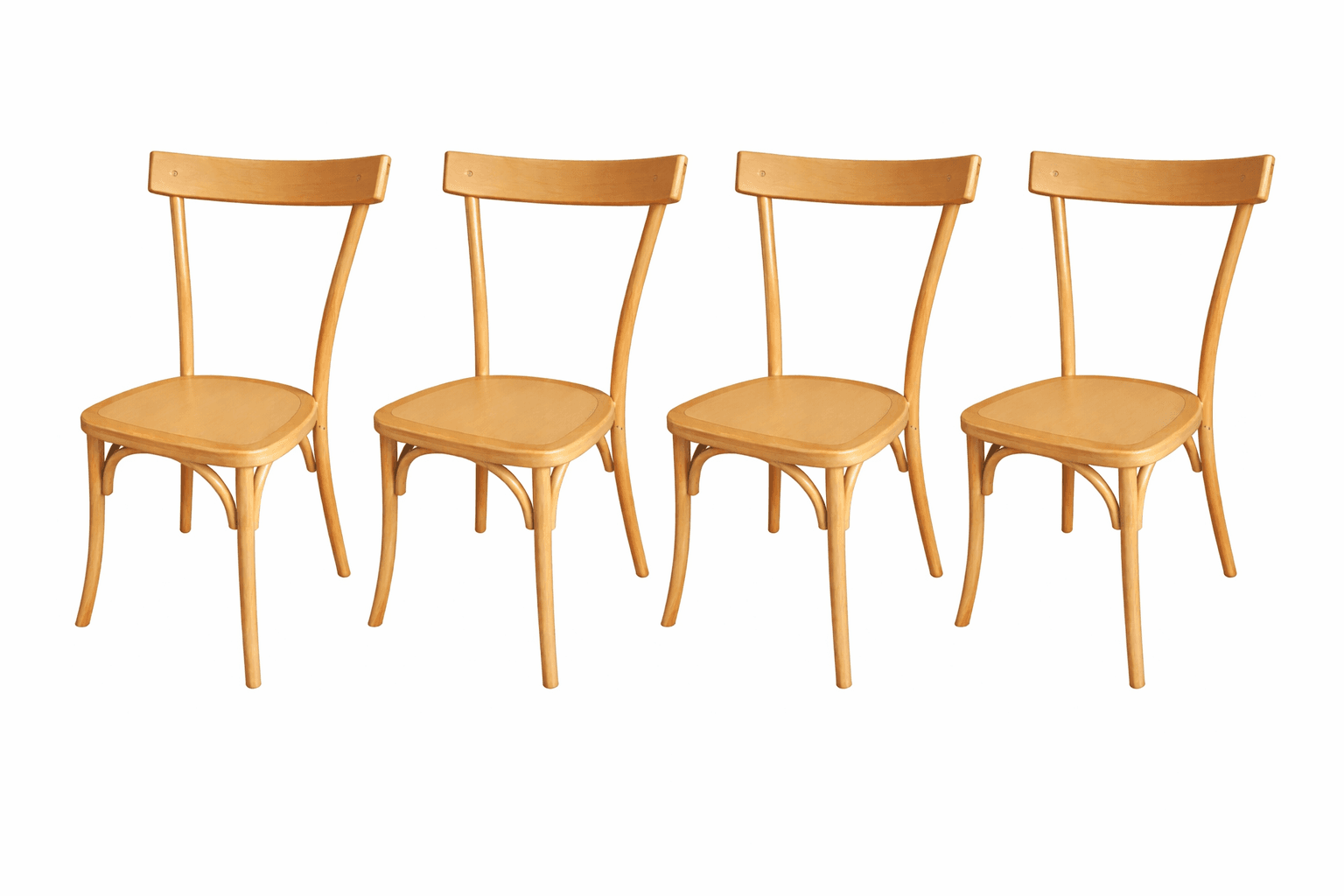 Pack 4 Sillas Madera Luisa