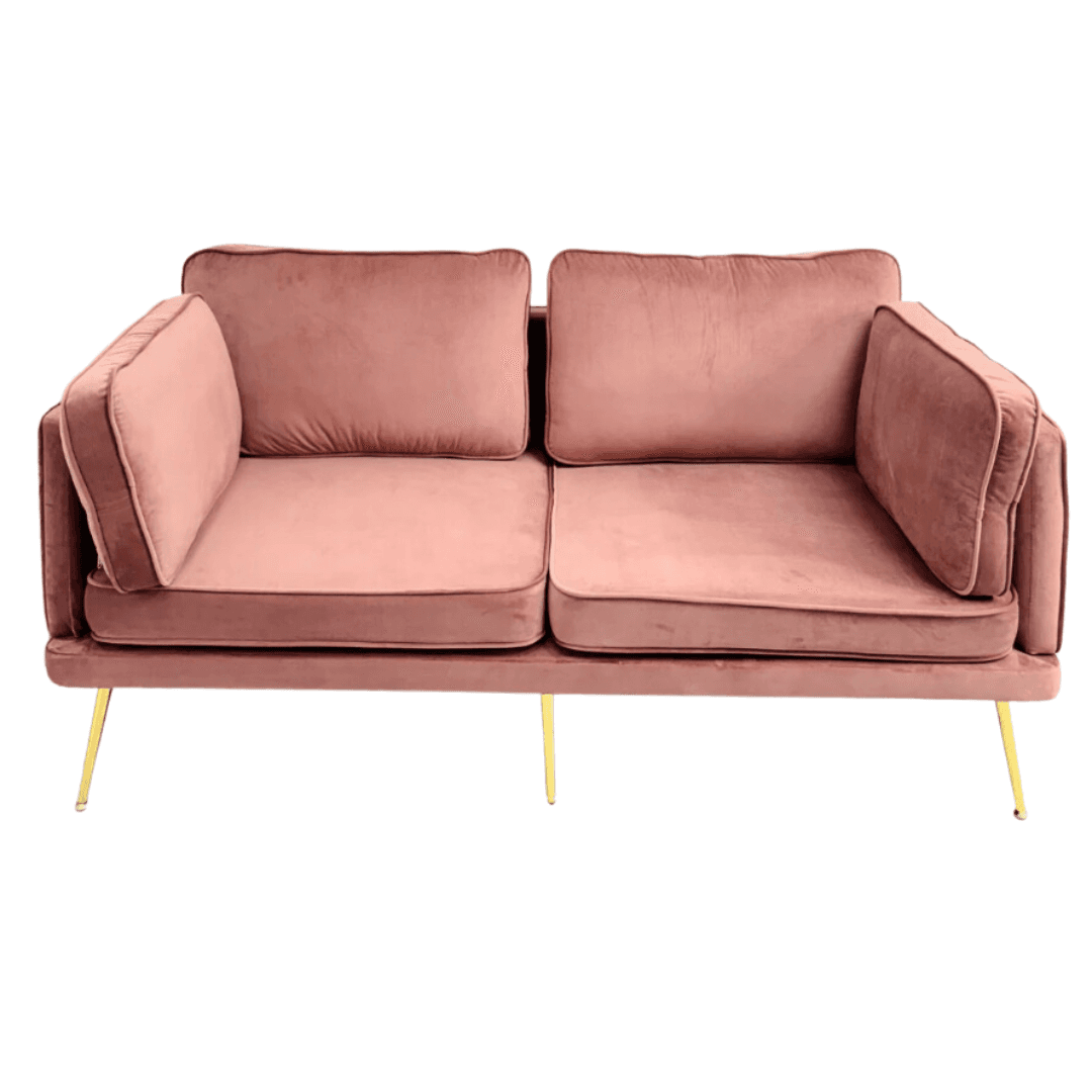 Sofa Pleasure Felpa Rose Gold