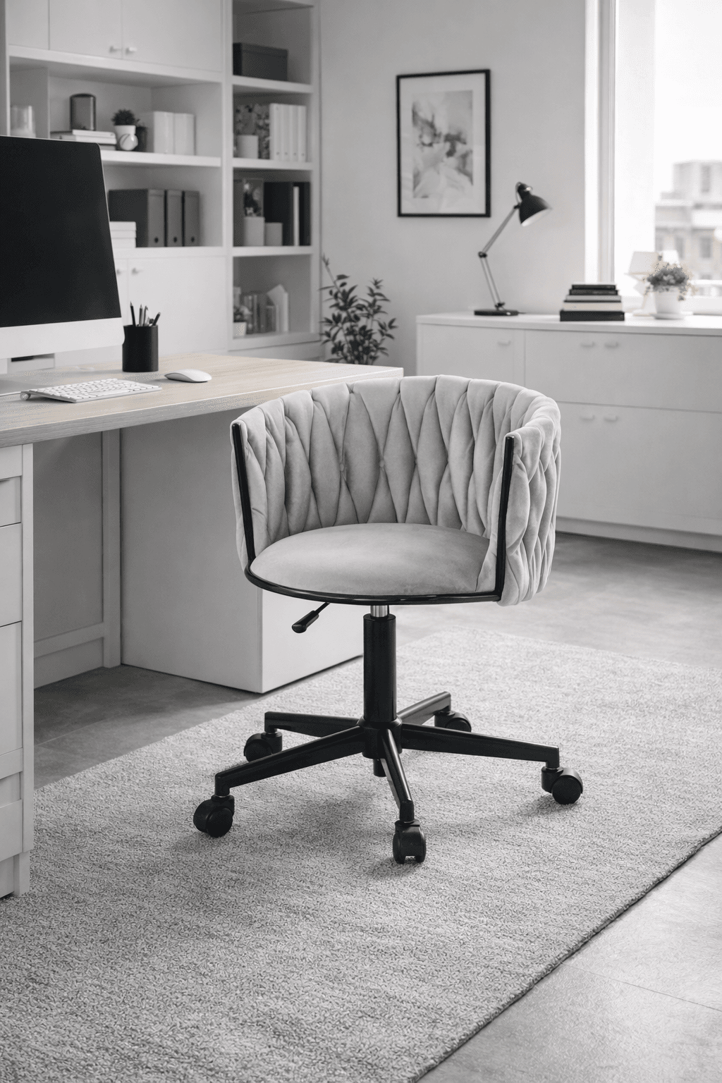 Silla Escritorio Monaco Black