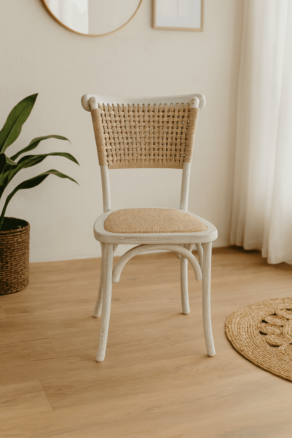Silla Crossback Madera Yute