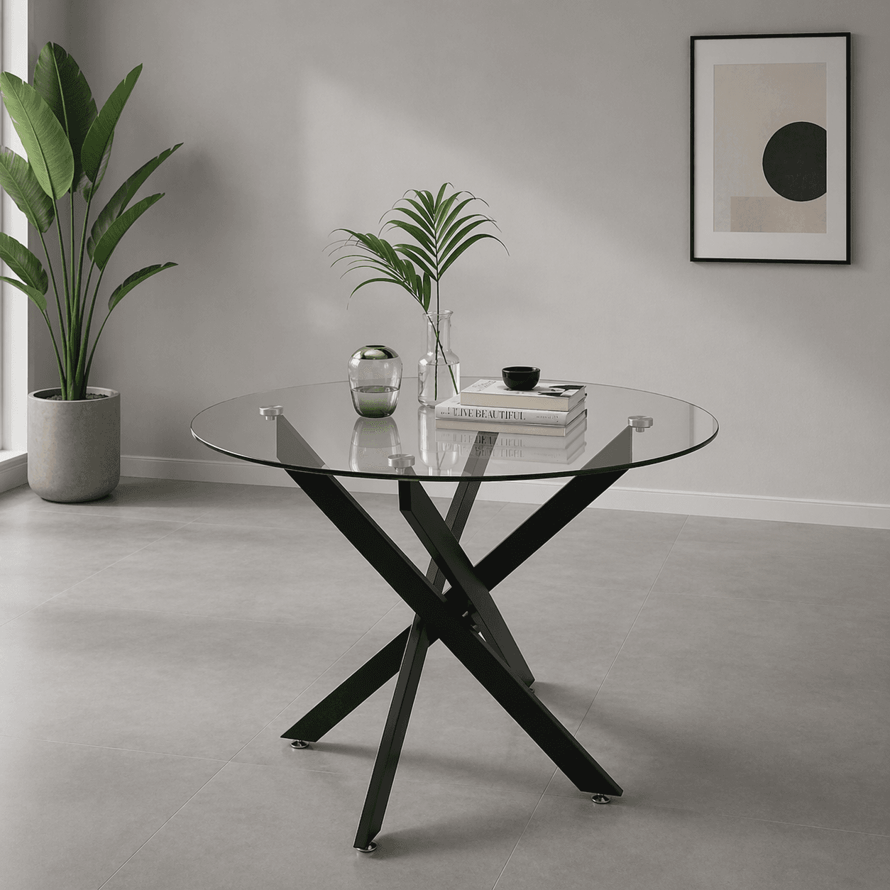 Mesa Dubai Redonda Black