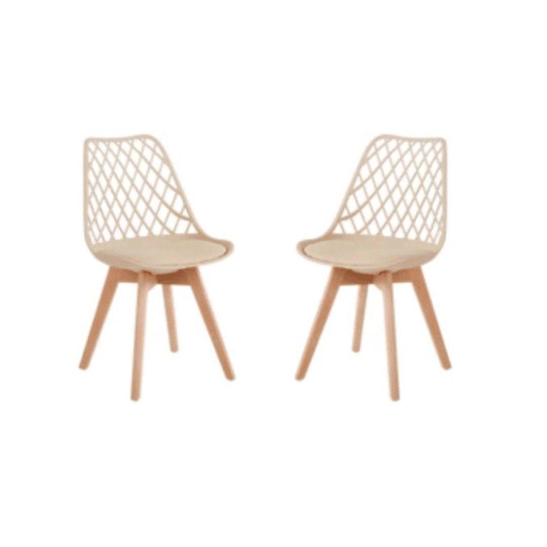 Pack 2 Sillas Tulip Mesh