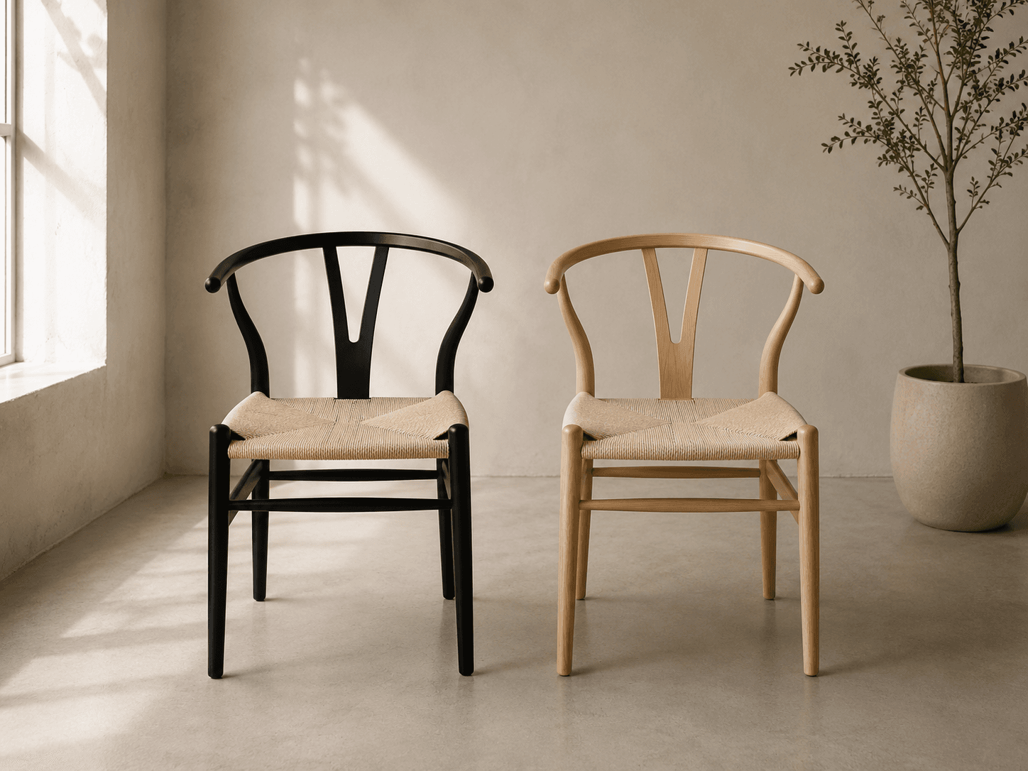 Silla Wishbone Madera