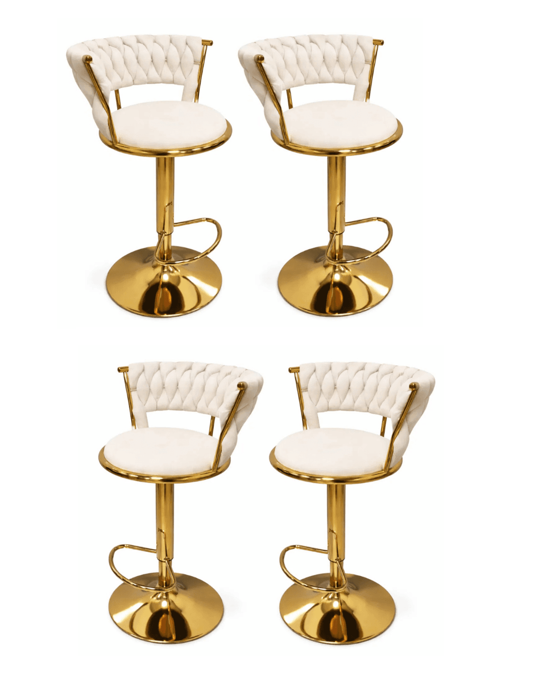 Pack x4 Taburete Mónaco Gold