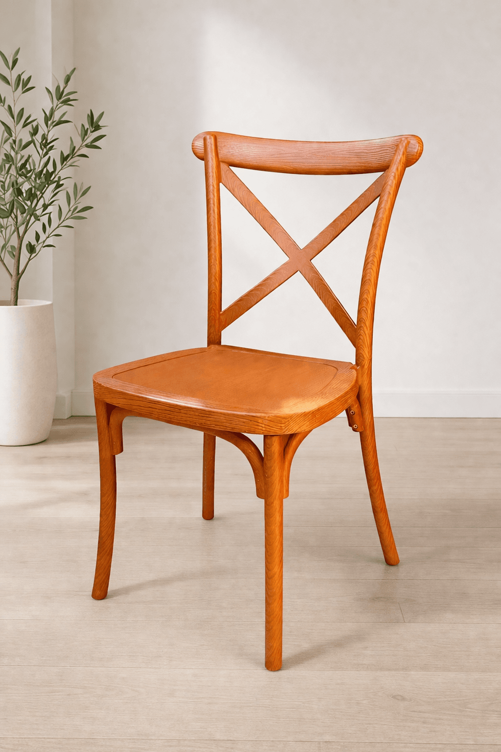 Silla Crossback Polipropileno (Madera)
