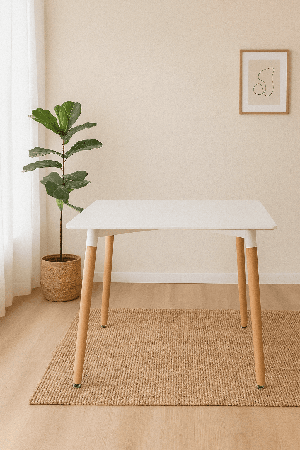 Mesa cuadrada 80x80 cm