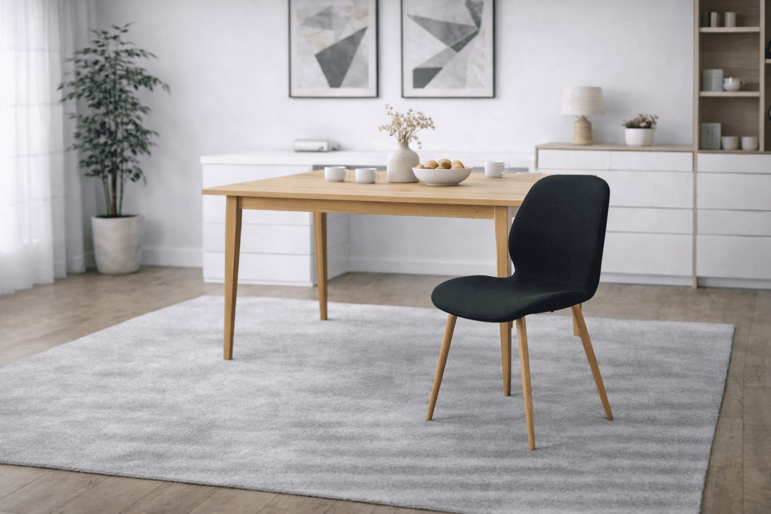 Silla Mariposa Pro lino Wood