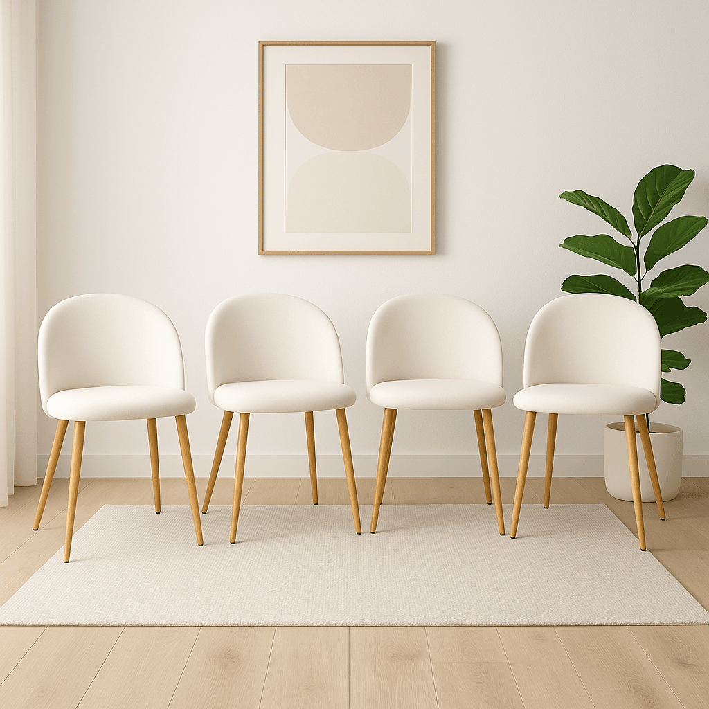 Packs 4 Sillas Tokio Lino Wood