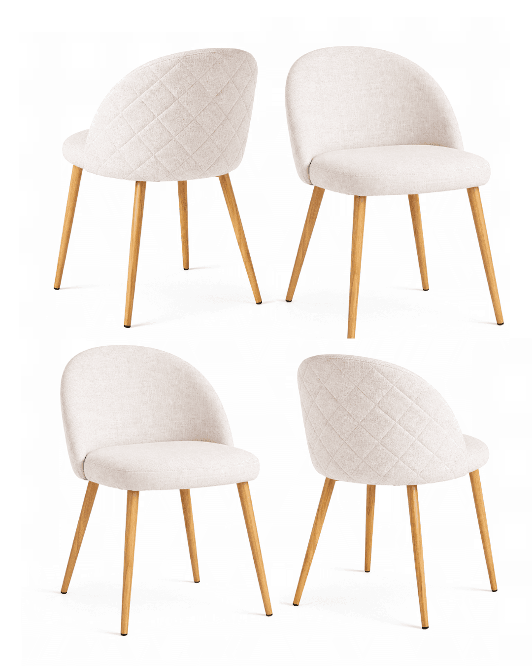Set de 4 Sillas Tokio Lino Arpi Wood