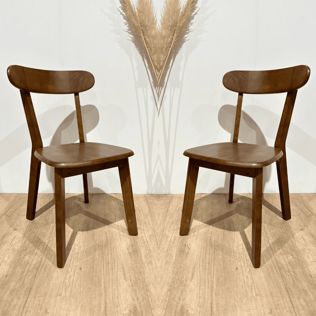 Pack x2 Silla Fresno de Madera