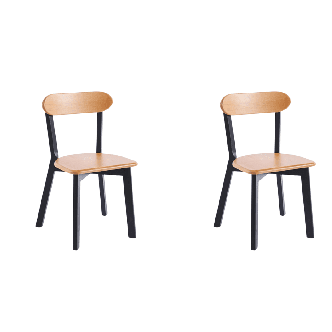Pack x2 Silla Fresno de Madera