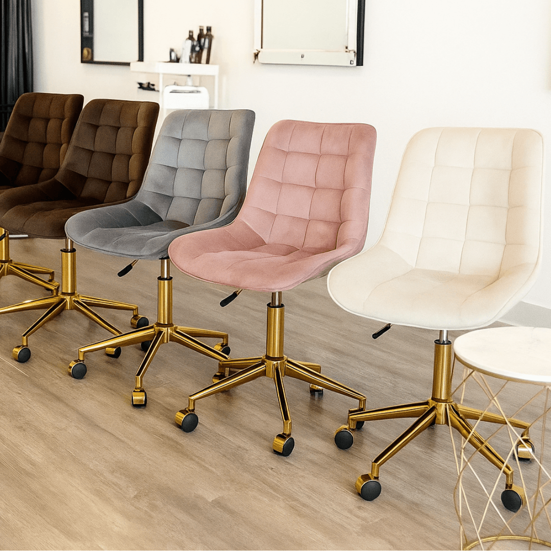 Silla Escritorio Boton Gold