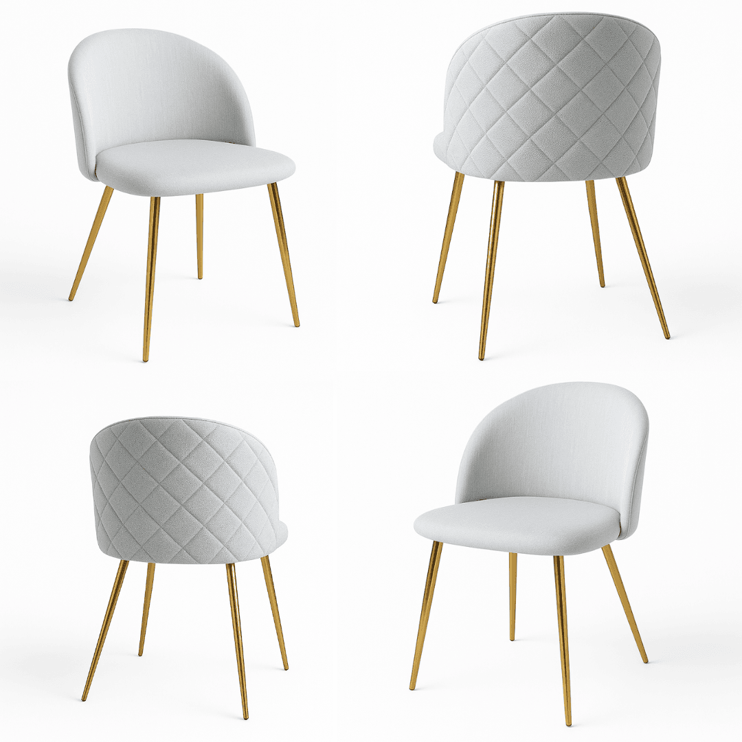 Packs 4 Sillas Tokio Lino Gold