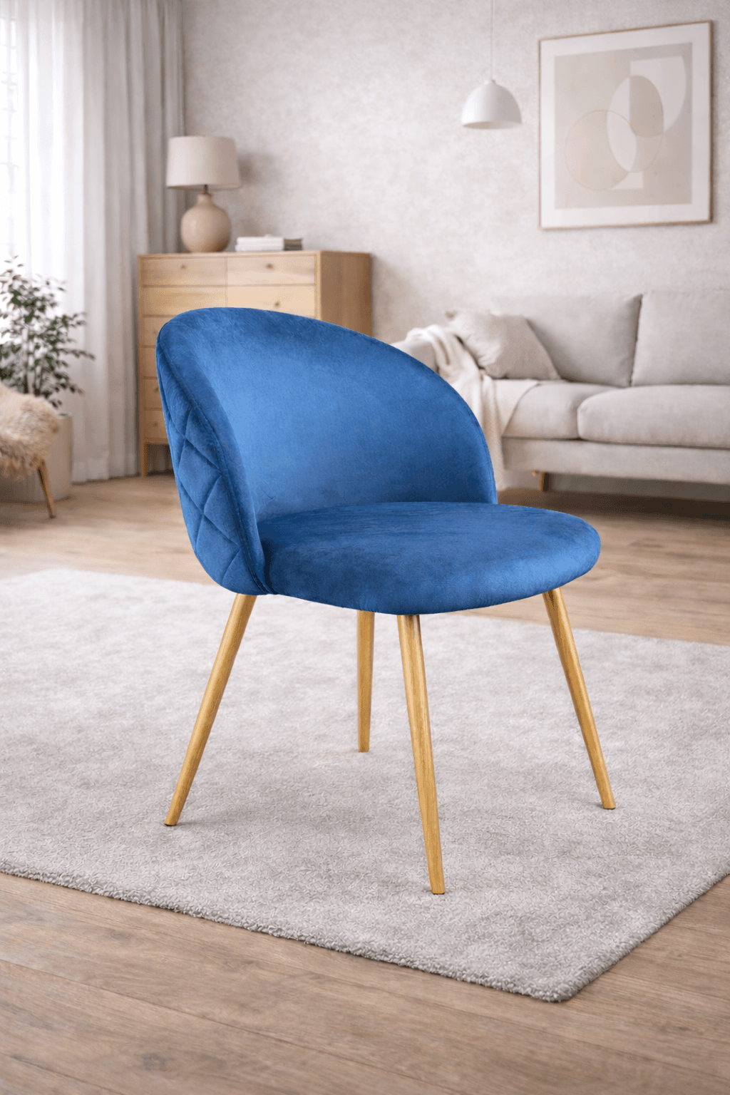 Silla Tokio Felpa Wood