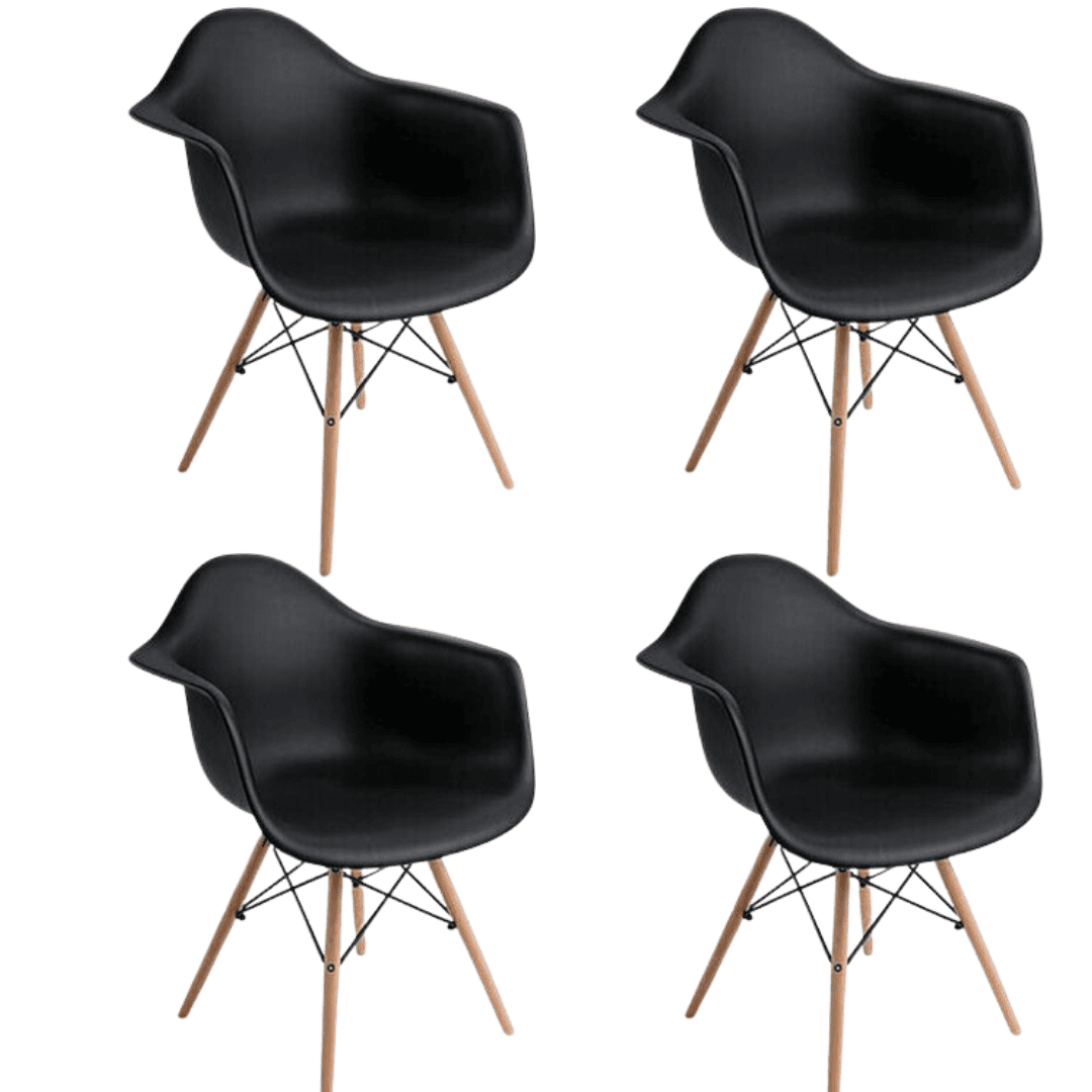 Set de 4 Butaca Eames