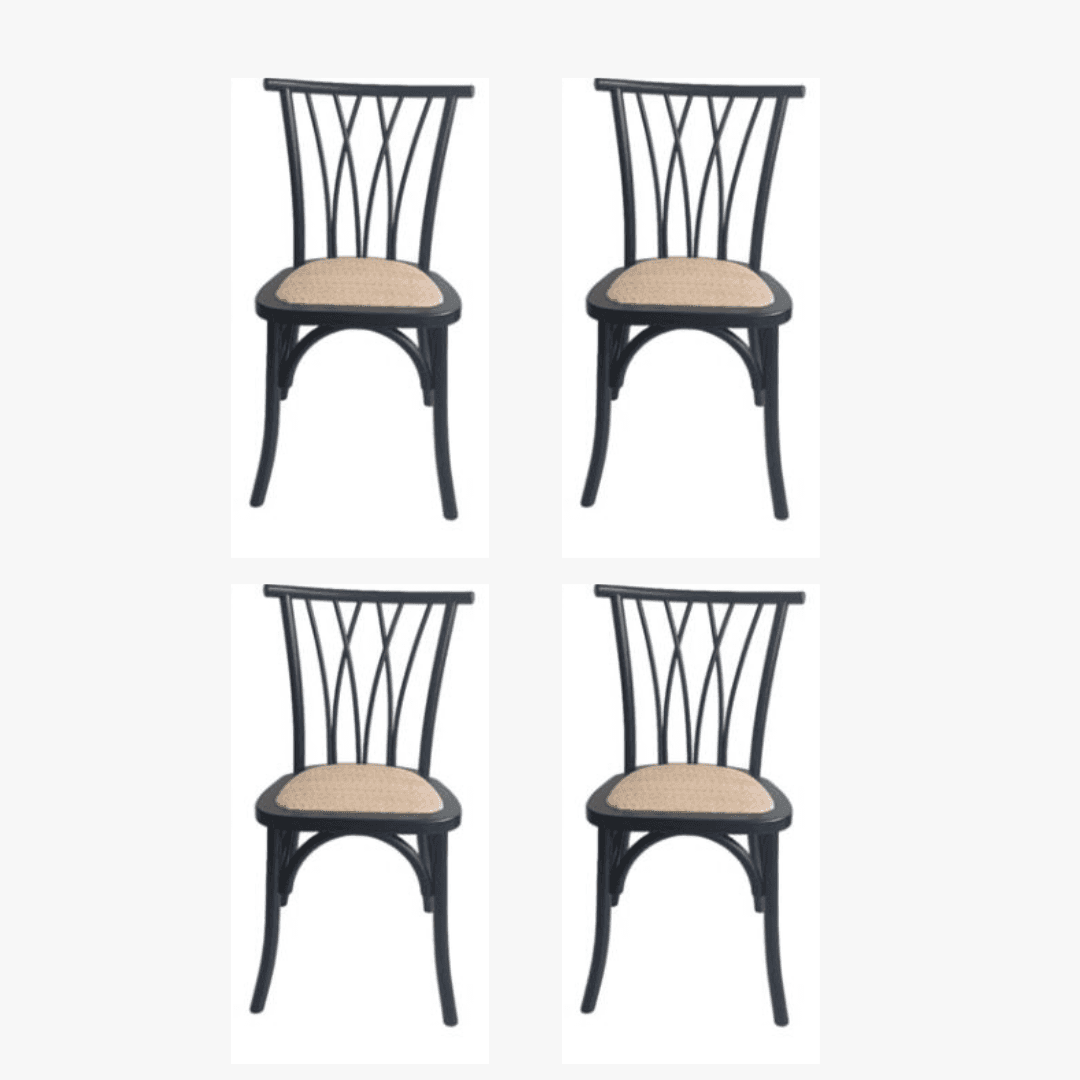 Pack 4 Sillas Alpes Madera