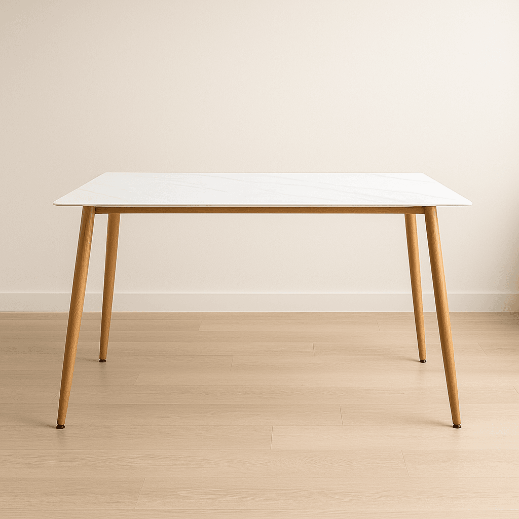 Mesa Rectangular Cuarzo Calacatta
