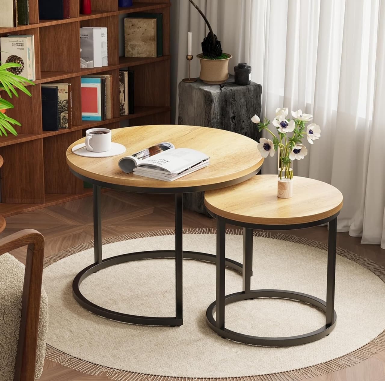 Dúo Mesa Wood Black