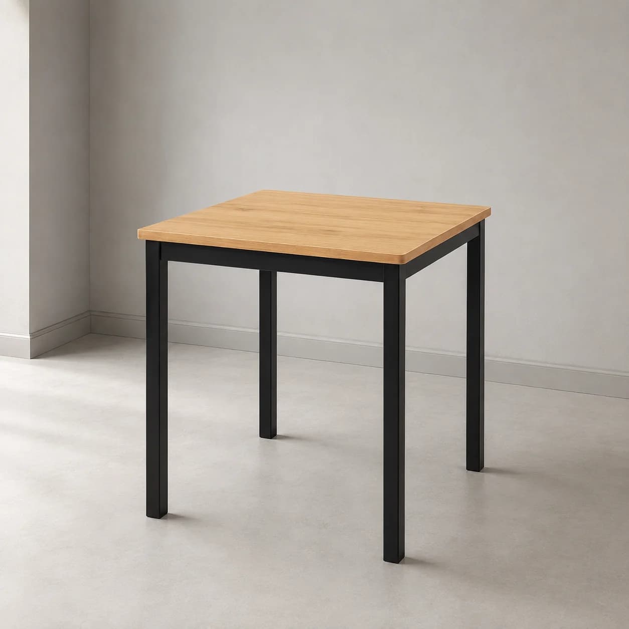 Mesa Cuadrada Resto Wood Black