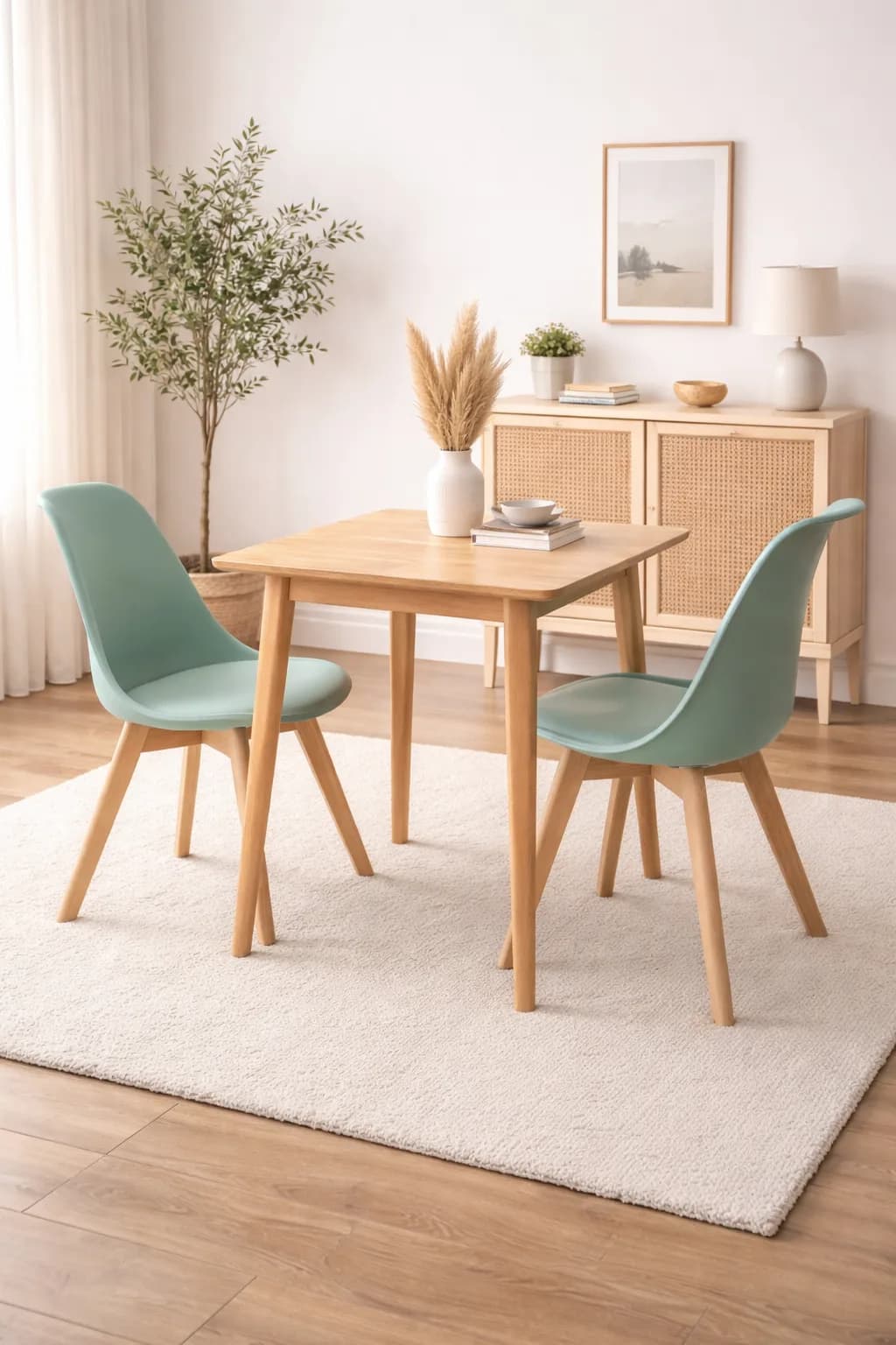Mesa de Comedor Vema con 2 Sillas Tulip