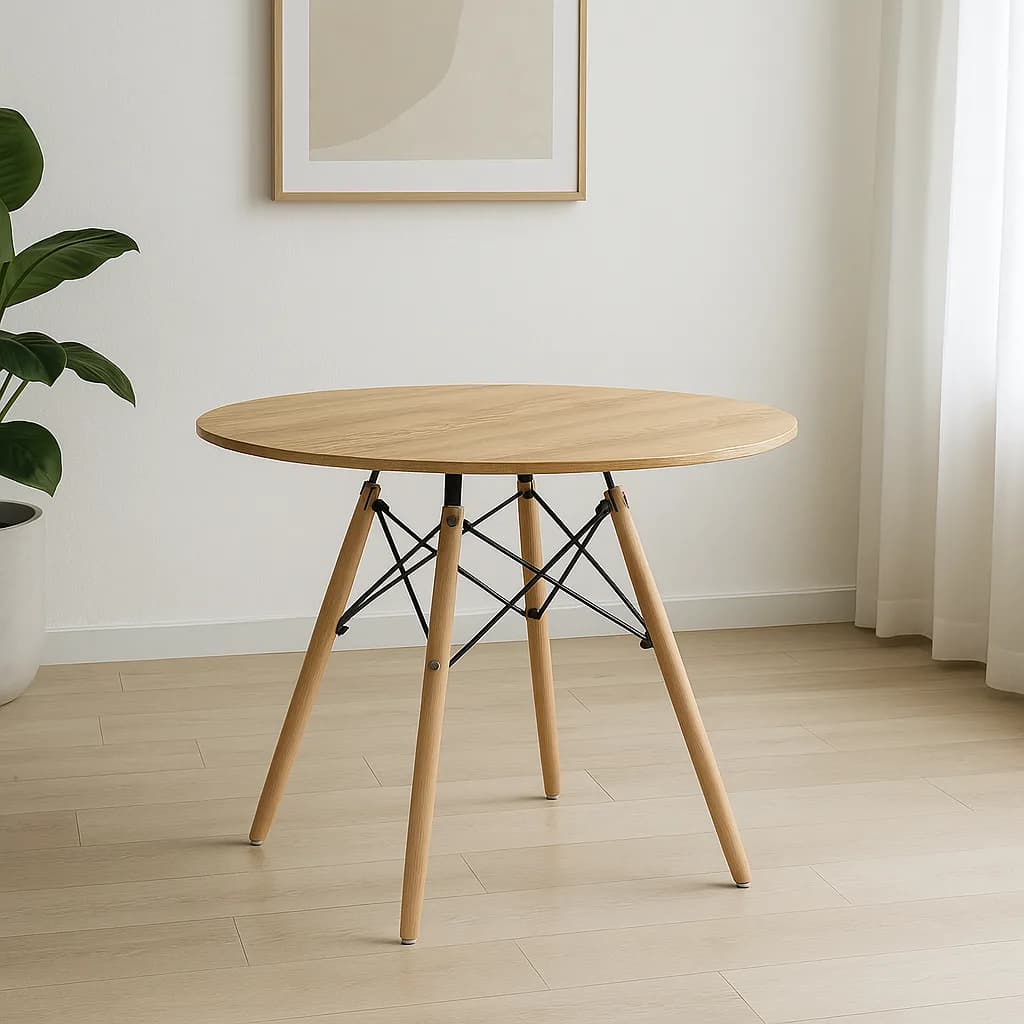 Mesa Redonda Eames Wood