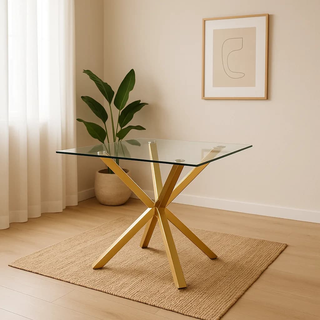 Mesa Warwick Cuadrada Gold