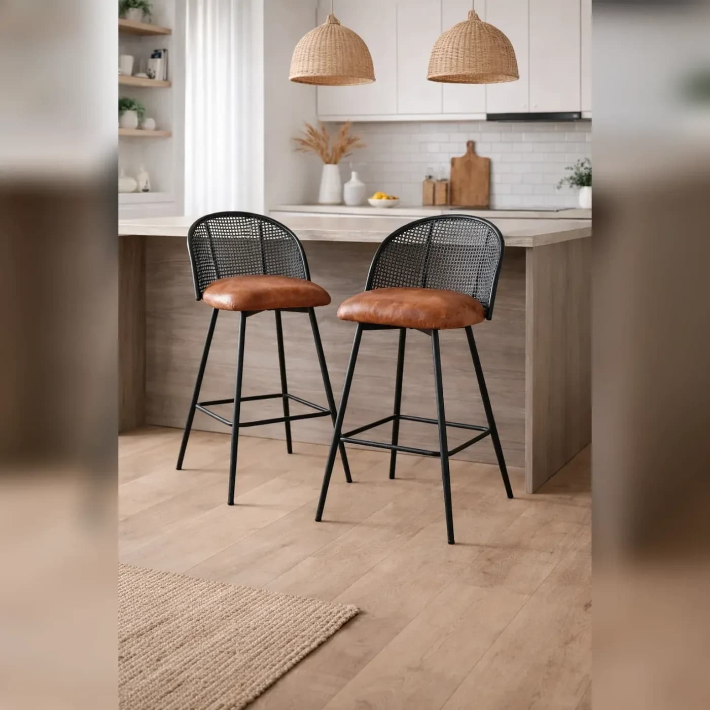 Set de 2 Taburetes Tokio 360 Rattan