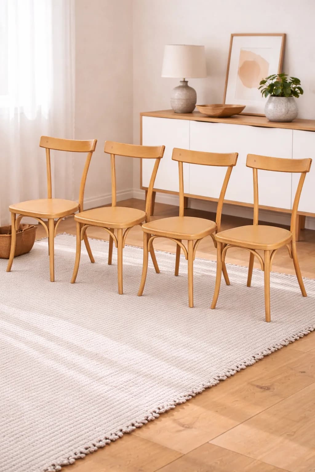 Pack 4 Sillas Madera Luisa