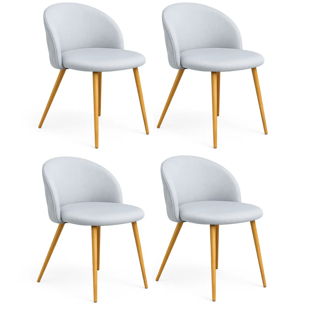 Set de 4 Silla Tokio Lino Wood