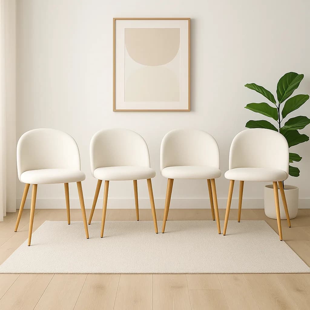 Packs 4 Sillas Tokio Lino Wood