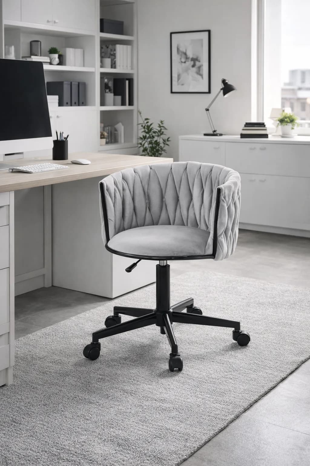 Silla Escritorio Monaco Black