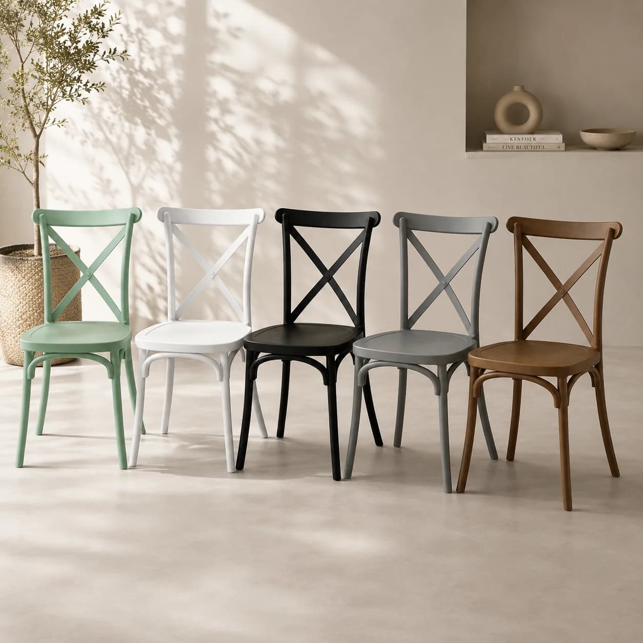 Silla Terraza Crossback Polipropileno