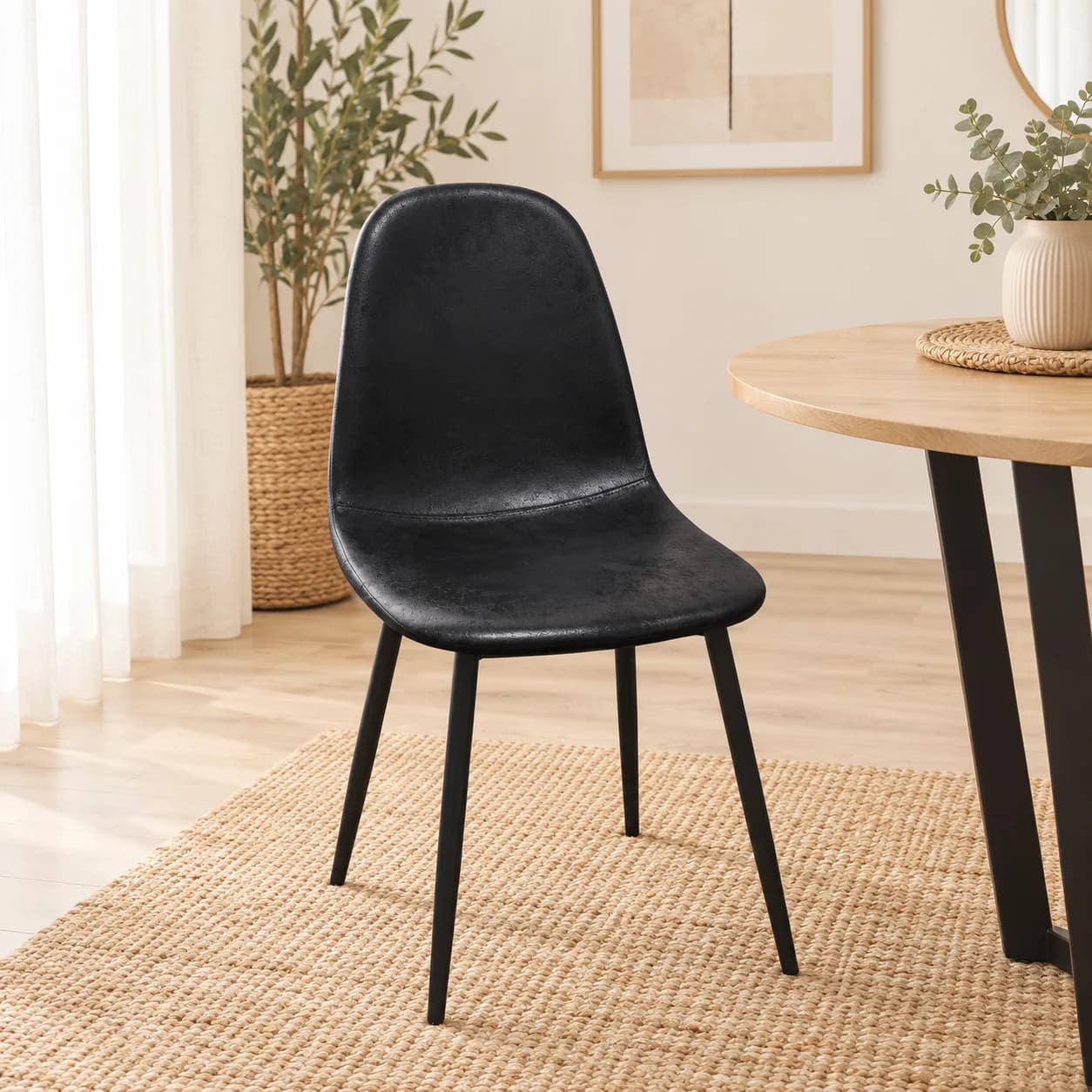 Sillas Milano PU Black
