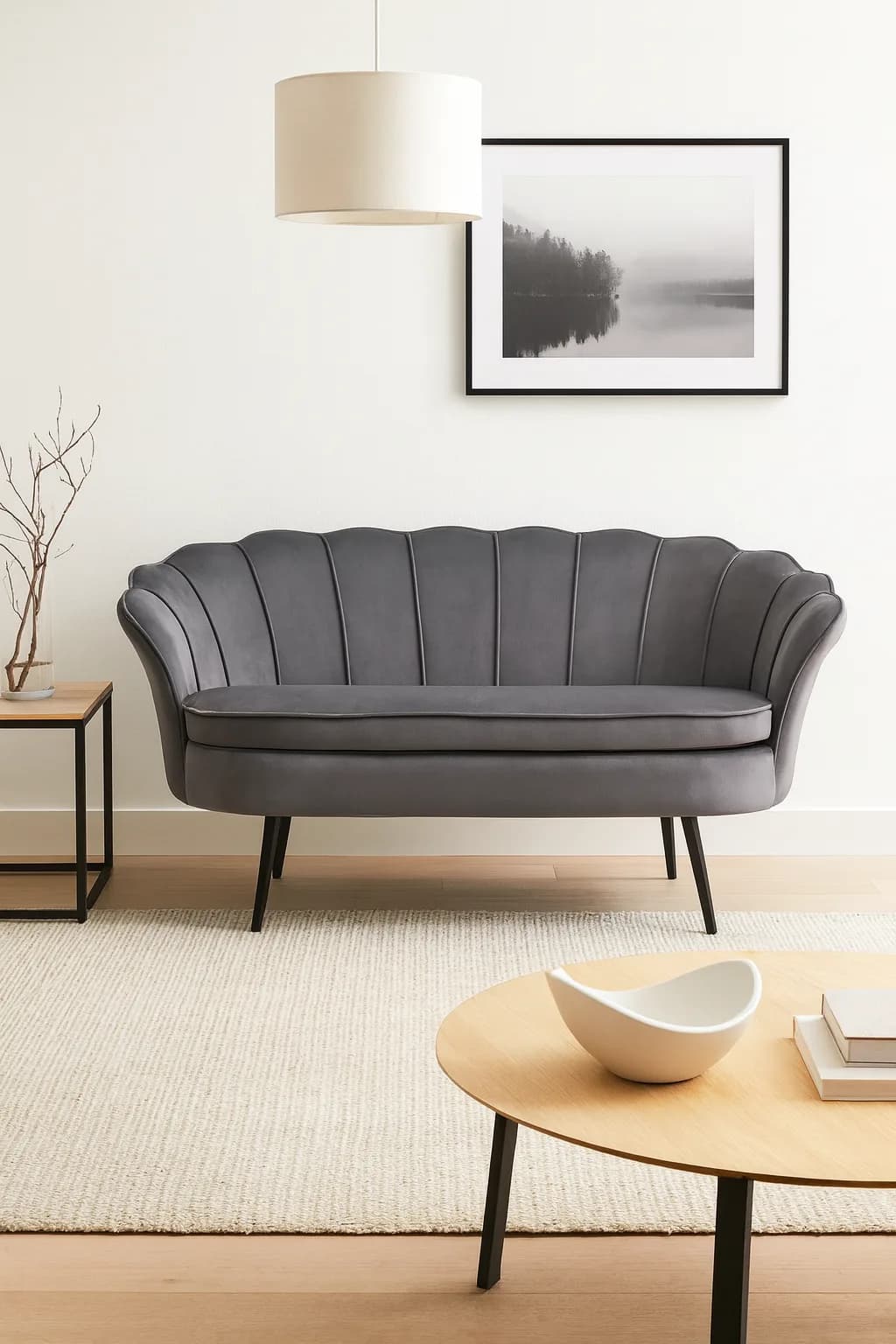 Sofa Corona 3 puestos Gris