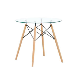 Mesa Redonda Vidrio Eames