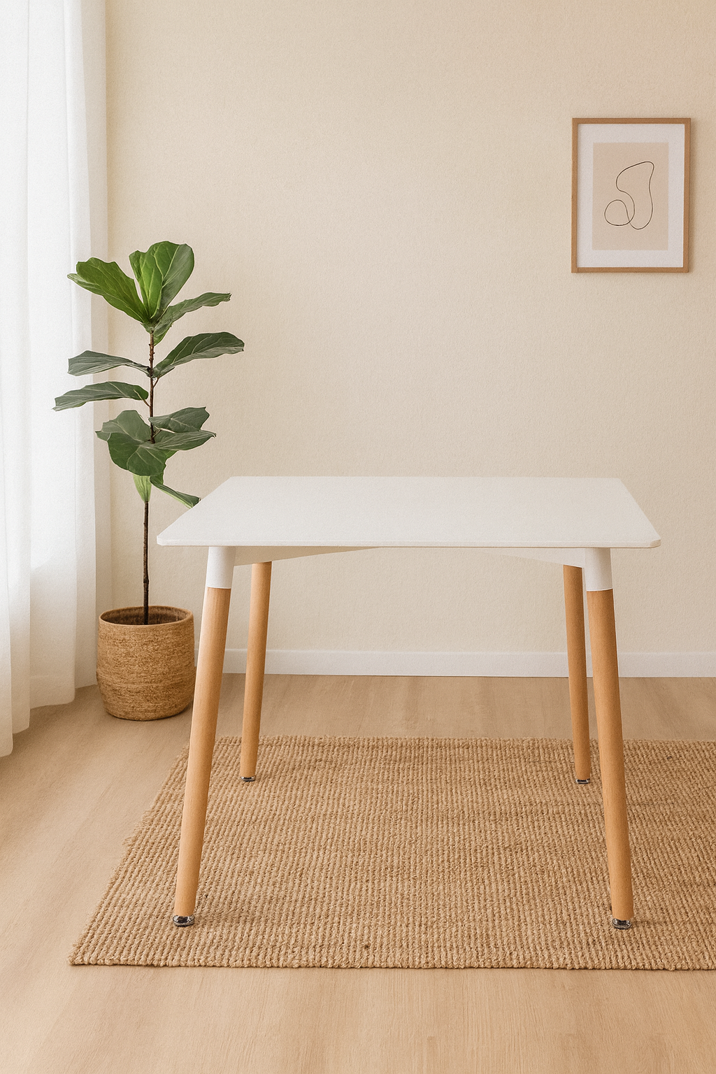 Mesa cuadrada 80x80 cm