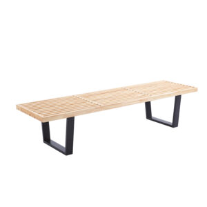 Banqueta de Madera y Metal Portoviejo