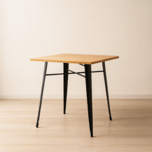 Mesa Tolix con Cubierta de Madera