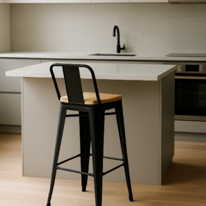 Taburete Tolix Madera (75cm)