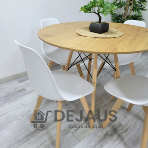 Mesa Eames Wood con Silla Eames Pro