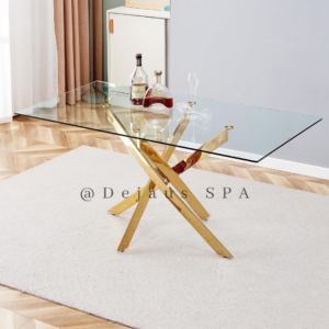 Mesa Dubai Rectangular Gold