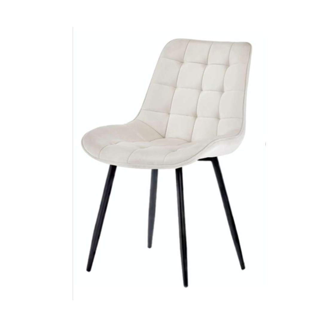 Silla Botón Felpa Black - Imagen 5