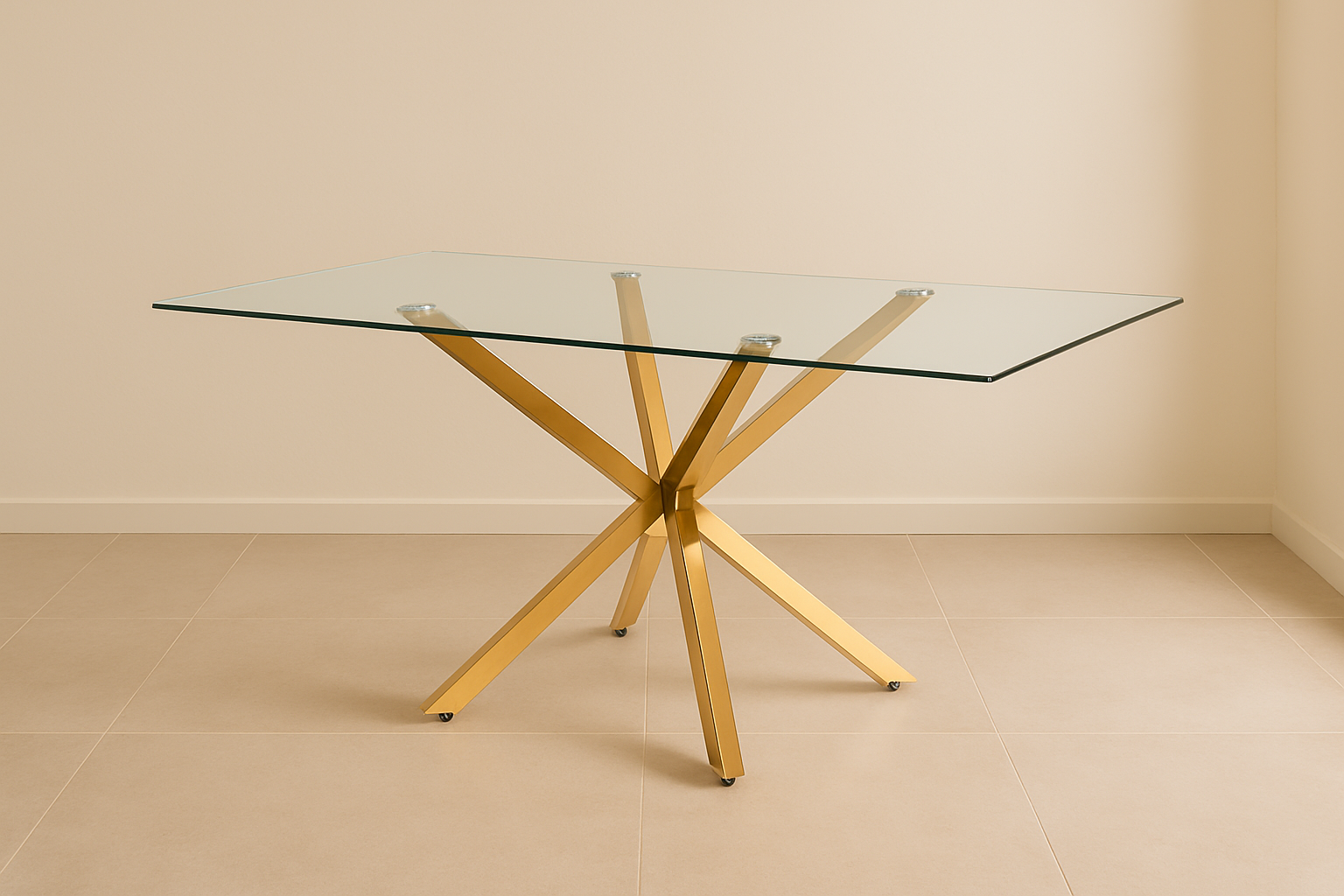 Mesa Rectangular Warwick Gold