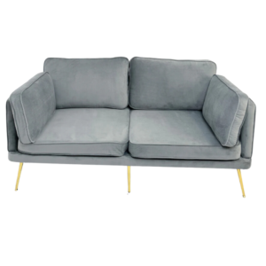 Sofa Pleasure Felpa Gris Gold