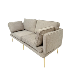 Sofa Pleasure Lino Beige Gold