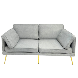 Sofa Pleasure Lino Gris Gold