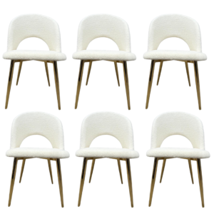 Pack X6 Sillas Ovejita Gold