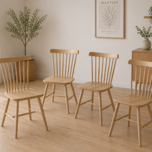 Pack x4 Sillas Windsor Madera