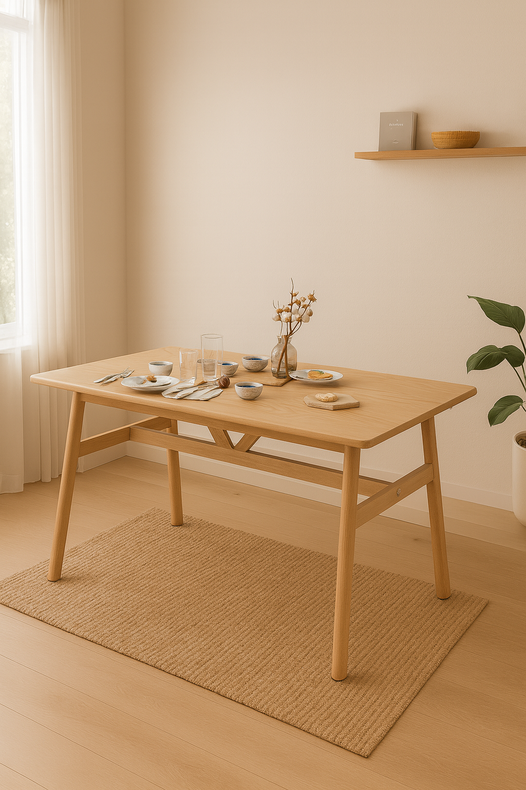 Mesa Comedor Rectangular Wood (120x70cm)